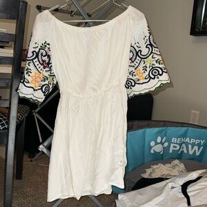 Off the shoulder dress